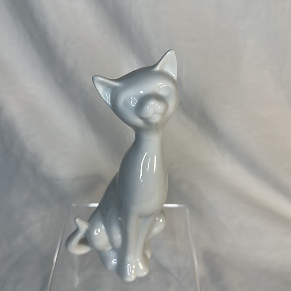 VINTAGE Kitschy Cat OMC Co Japan MCM Mid Century Modern Ceramic Figurine - Picture 2 of 6